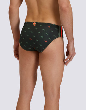 DIWALTER MEN'S SWIM BRIEFS WITH MONOGRAM PRINT 2