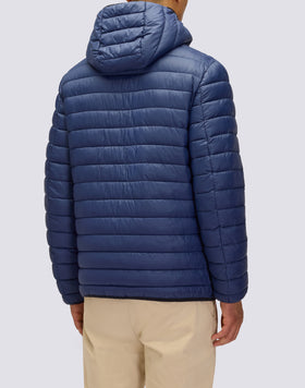 MEN'S 100-GRAM SHORT DOWN JACKET WITH HOOD