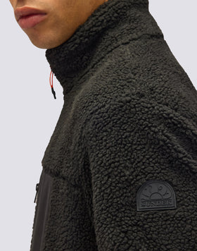 VESTE REMBOURRÉE EN TEDDY POUR HOMME