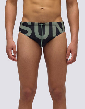 SLIP DE BAIN AVEC LOGO