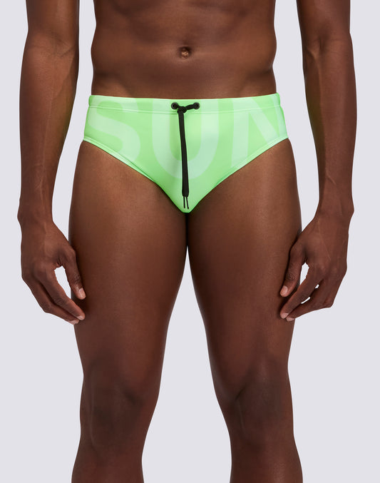 SLIP DE BAIN AVEC LOGO