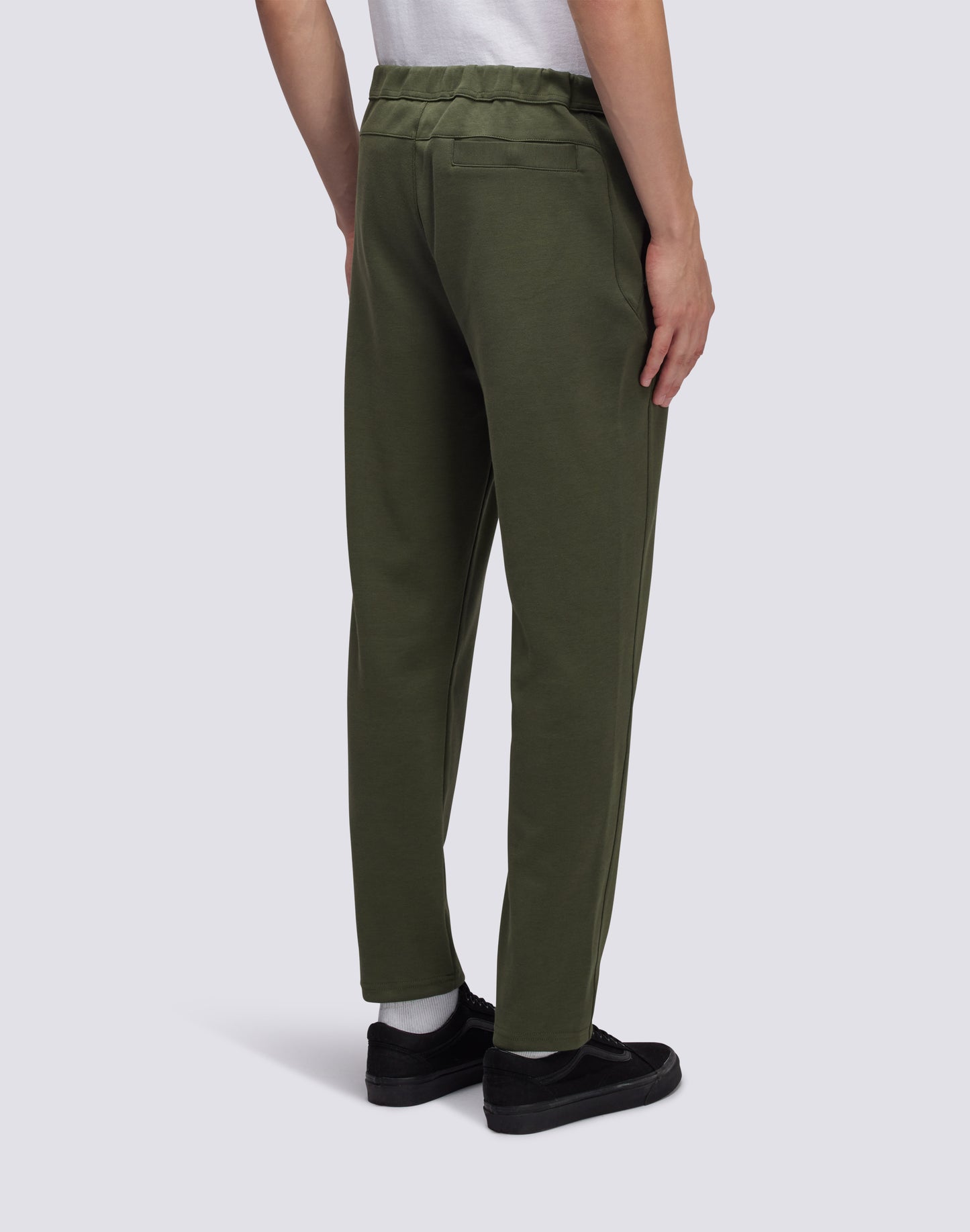 SEMI-ELASTICATED WAIST TROUSERS