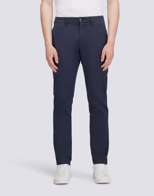 PANTALONI CHINO IN TWILL STRETCH