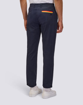 PANTALONI CHINO IN TWILL STRETCH