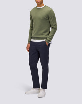 PANTALONI CHINO IN TWILL STRETCH