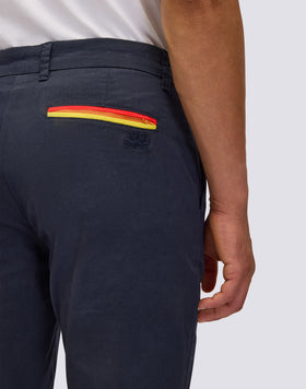 PANTALONI CHINO IN TWILL STRETCH