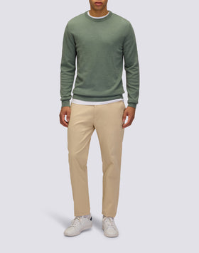 PANTALONI CHINO IN TWILL STRETCH