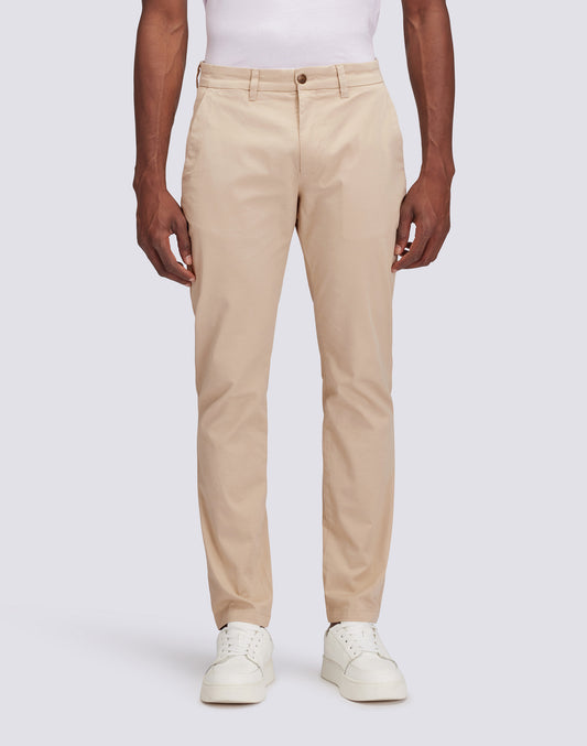 PANTALONI CHINO IN TWILL STRETCH