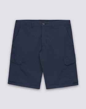MEN'S GARMENT-DYED STRETCH POPLIN CARGO WALKSHORT