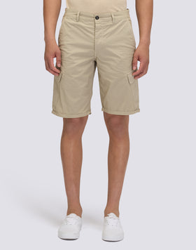 WALKSHORT CARGO UOMO TINTO CAPO IN POPELINE STRETCH