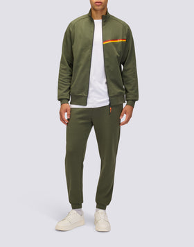 MEN'S TROUSERS WITH ELASTIC WAIST IN RECYCLED INTERLOCK