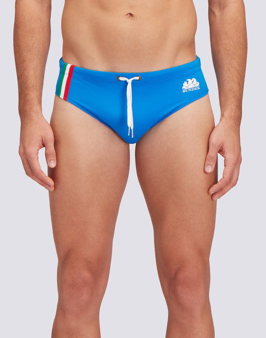 SLIP CON DETTAGLIO TRICOLORE