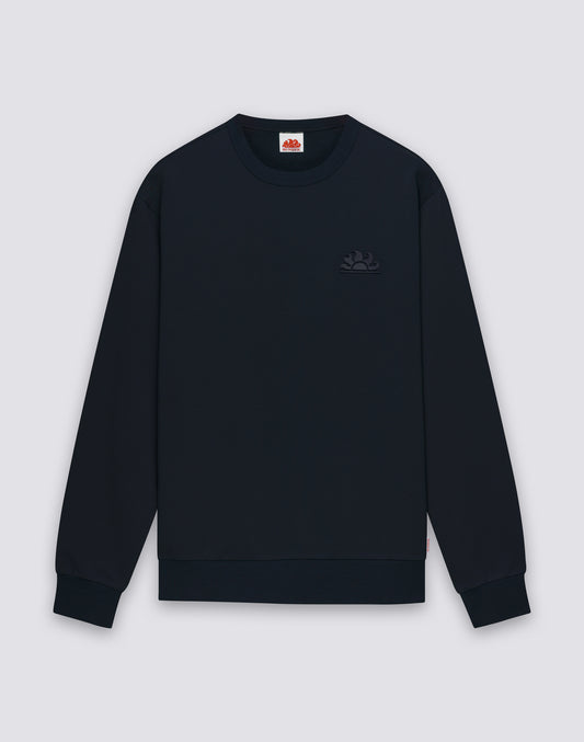 SWEAT-SHIRT HOMME À COL ROND EN COTON INTERLOCK RECYCLÉ