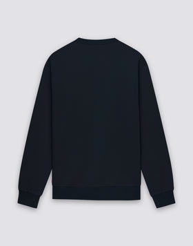 MEN'S CREW NECK SWEATSHIRT IN RECYCLED INTERLOCK COTTON