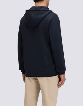 SWEAT À CAPUCHE POUR HOMME EN COTON INTERLOCK RECYCLÉ