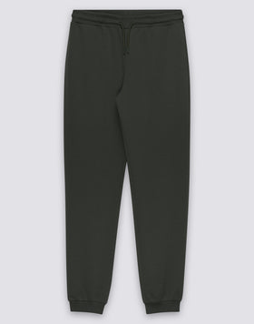 PANTALONI LUNGHI UOMO A VITA ELASTICATA IN COTONE INTERLOCK RICICLATO