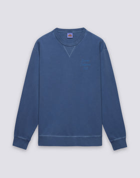 MEN'S GARMENT-DYED CREW-NECK SWEATSHIRT