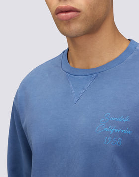 SWEAT-SHIRT HOMME À COL ROND TEIN EN PIÈCE