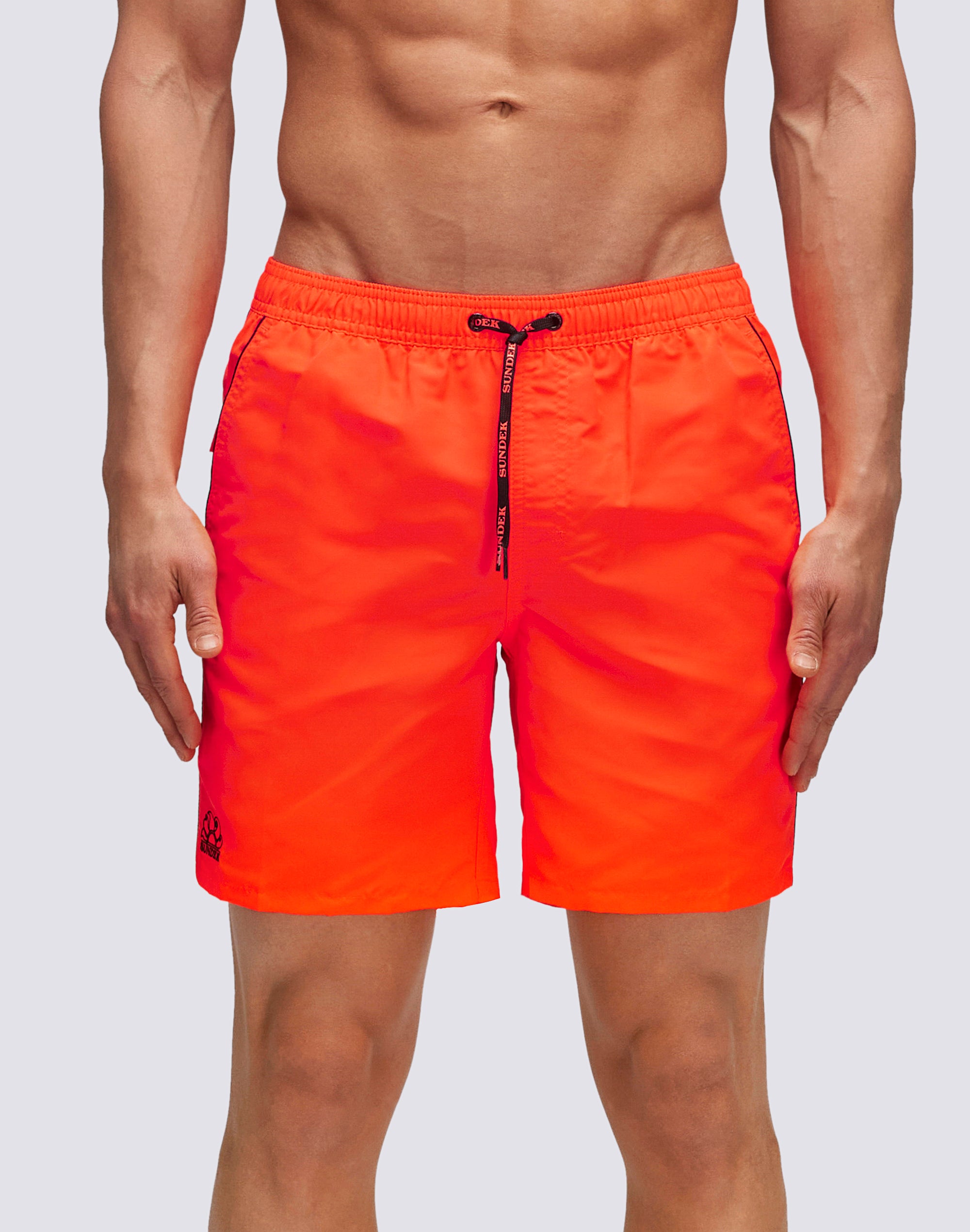 Sundek stretch waist mid-length swim trunks M420BDTA100-04702 – SUNDEK