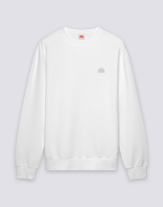 MEN'S CREW-NECK SWEATSHIRT WITH EMBROIDERED LOGO