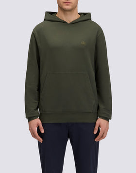 SWEAT-SHIRT DÉGASTÉ POUR HOMME AVEC CAPUCHE ET POCHE KANGOUROU