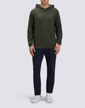 SWEAT-SHIRT DÉGASTÉ POUR HOMME AVEC CAPUCHE ET POCHE KANGOUROU