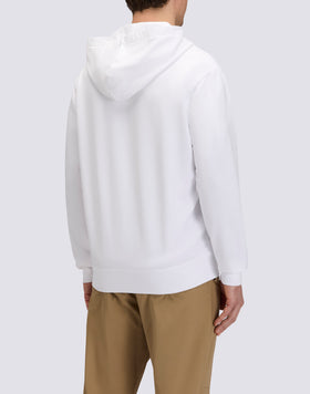 SWEAT-SHIRT POUR HOMME EN COTON DÉGRATÉ AVEC FERMETURE ÉCLAIR INTÉGRALE ET CAPUCHE