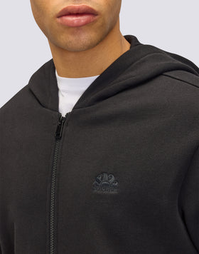 MEN'S HOODED SWEATSHIRT WITH CENTRAL ZIP