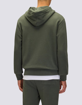 MEN'S HOODED SWEATSHIRT WITH CENTRAL ZIP