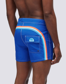 MAILLOT DE BAIN COURT À TAILLE FIXE EN POLY LÉGER