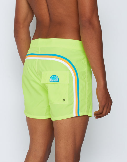 LIGHT POLY SHORT SWIMSUIT WITH FIXED WAIST 