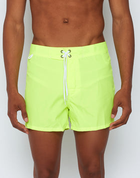 MAILLOT DE BAIN COURT À TAILLE FIXE EN POLY LÉGER