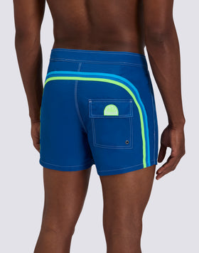 SHORT DE BAIN COURT TAILLE FIXE TAFFETA ICONIQUE