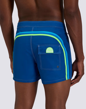 SHORT DE BAIN COURT TAILLE FIXE TAFFETA ICONIQUE