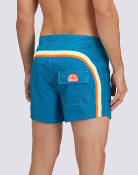 SHORT DE BAIN COURT TAILLE FIXE TAFFETA ICONIQUE