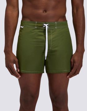 BAÑADOR CORTO CON CINTURA FIJA TAFETA ICÓNICA