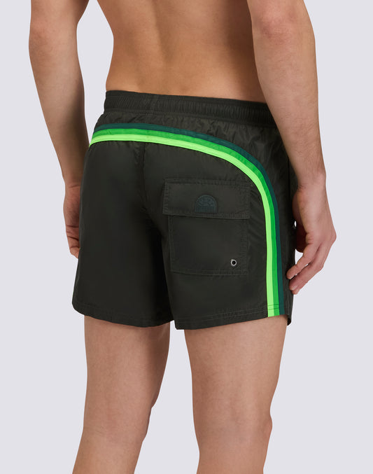 MAILLOT DE BAIN COURT MEMORY À TAILLE ÉLASTIQUE