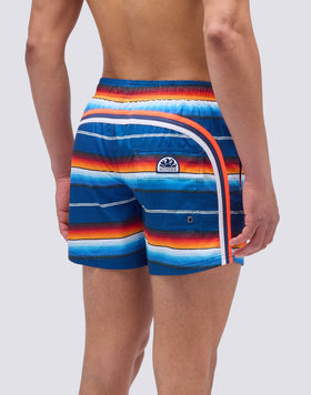 COSTUME DA BAGNO CORTO VITA ELASTICATA STAMPA EL PASO STRIPES