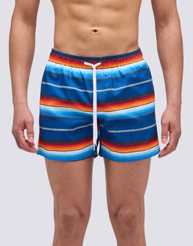 COSTUME DA BAGNO CORTO VITA ELASTICATA STAMPA EL PASO STRIPES