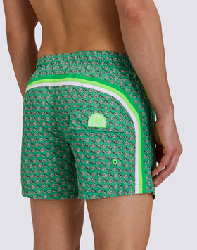 SHORT SWIMSHORTS WITH ELASTIC WAIST REPREVE® RECYCLED POLYESTER WITH FRUIT FIESTA PRINT