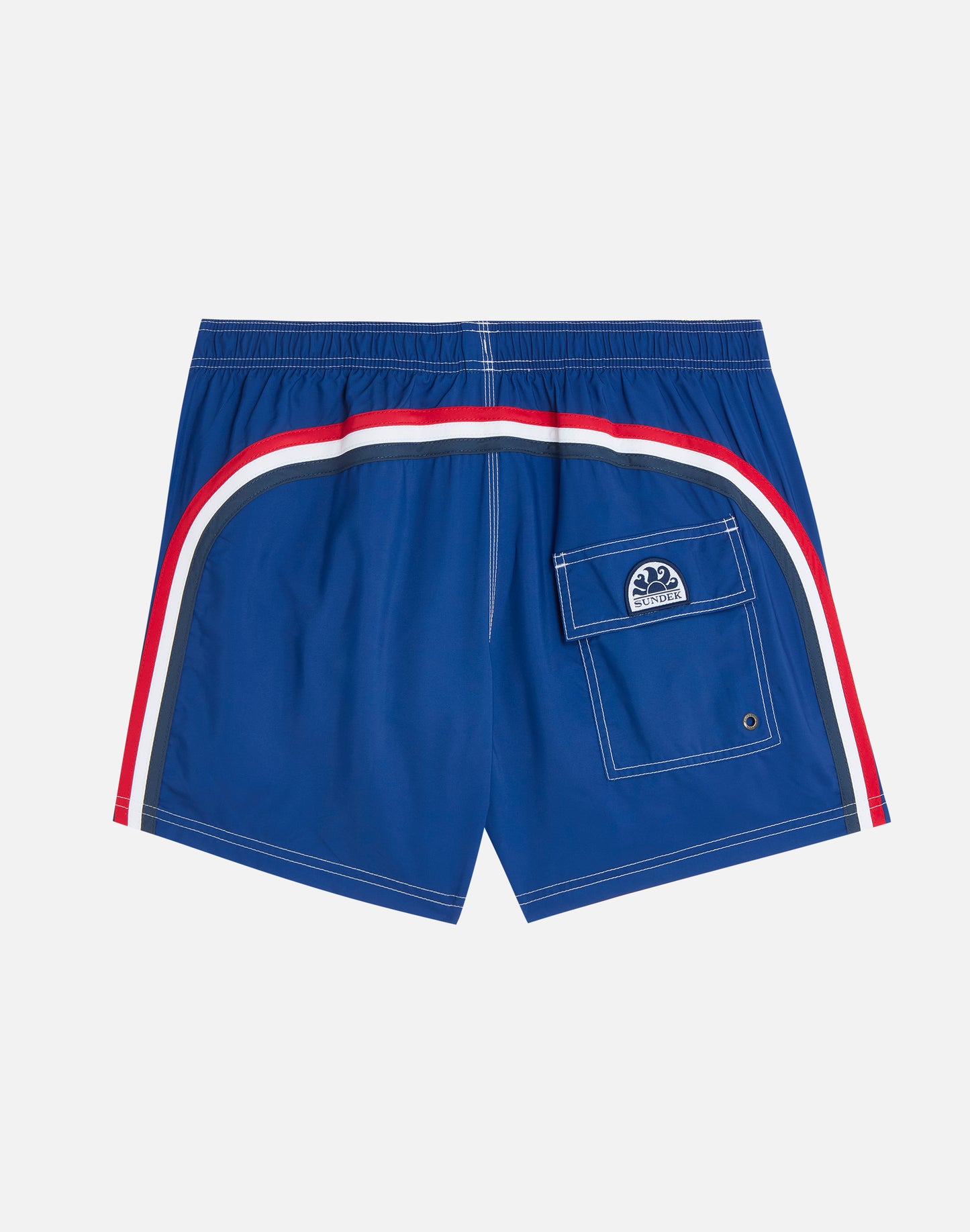 SHORT SWIM SHORTS WITH AN ELASTICATED WAISTBAND RECYCLED POLYESTER REPREVE® UNITED KINGDOM FLAG