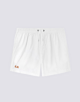 SHORT DE BAIN À TAILLE ÉLASTIQUE TAFFETA ICONIQUE