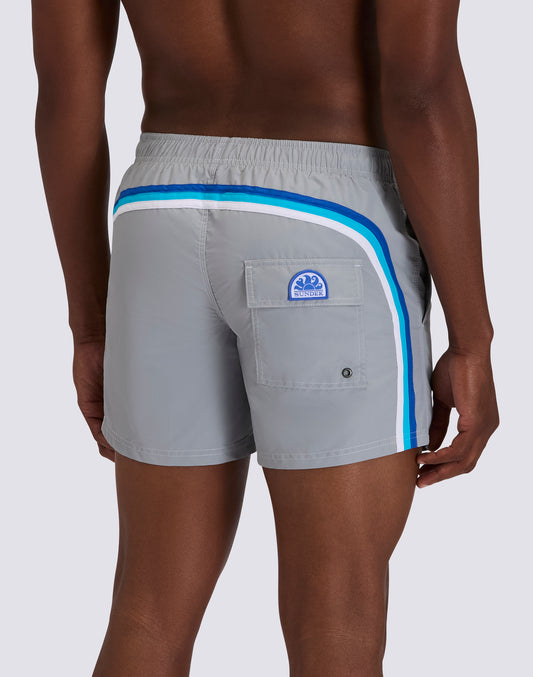 MAILLOT DE BAIN COURT À TAILLE ÉLASTIQUE ICONIC TAFFETA