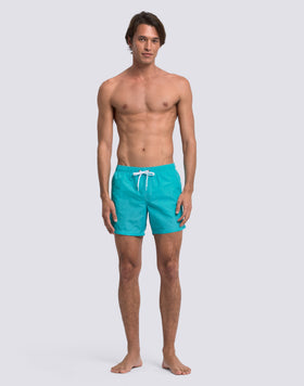 ICONIC TAFFETA SHORT SWIMSHORTS WITH ELASTIC WAIST