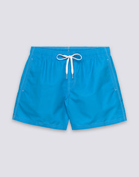 SHORT SWIM SHORTS WITH AN ELASTICATED WAISTBAND ICONIC TAFFETA ITALIAN FLAG
