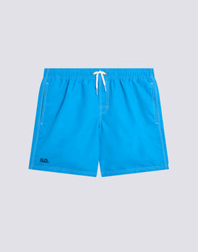 SHORT SWIM SHORTS WITH AN ELASTICATED WAISTBAND ICONIC TAFFETA ITALIAN FLAG