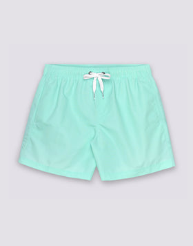 ICONIC TAFFETA MEN'S SHORT ELASTIC WAIST SWIMSHORTS