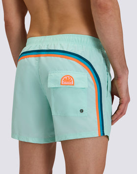 BAÑADOR CORTO CON CINTURA ELÁSTICA ICONIC TAFFETA