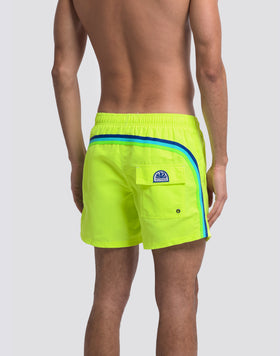 ICONIC TAFFETA SHORT SWIMSHORTS WITH ELASTIC WAIST 