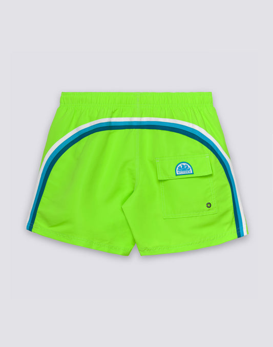 ICONIC TAFFETA SHORT SWIMSHORTS WITH ELASTIC WAIST 